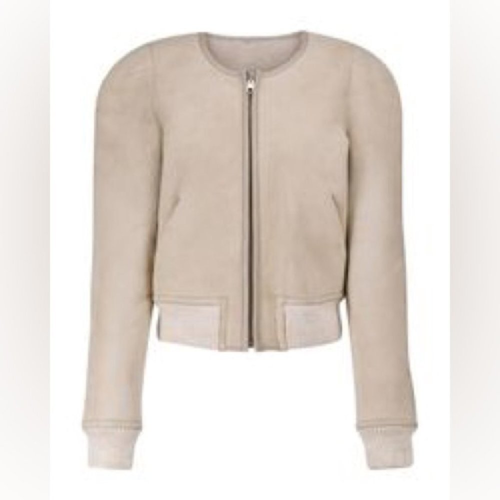 ❌❌SOLD❌❌ISABEL MARANT ETOILE Boden shearling reversible jacket US 8 - Picture 1 of 17